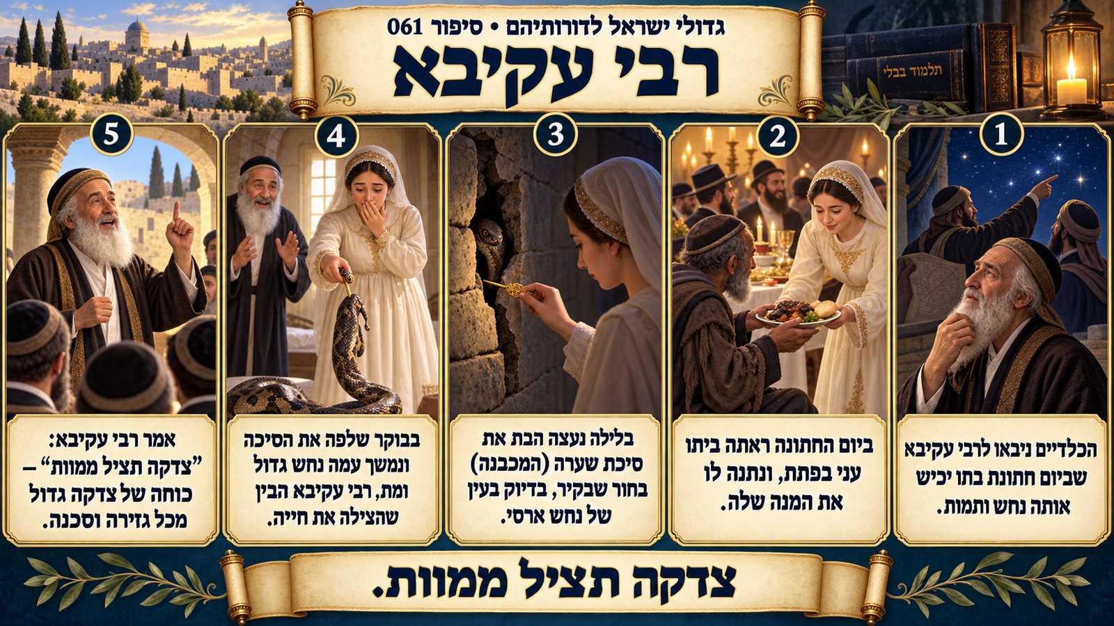 תמונת סיכום — רבי עקיבא: רבי עקיבא